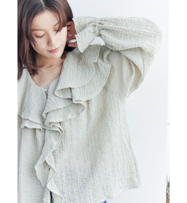 Ungrid「フリルデザインブラウス」|シャツ・ブラウス|