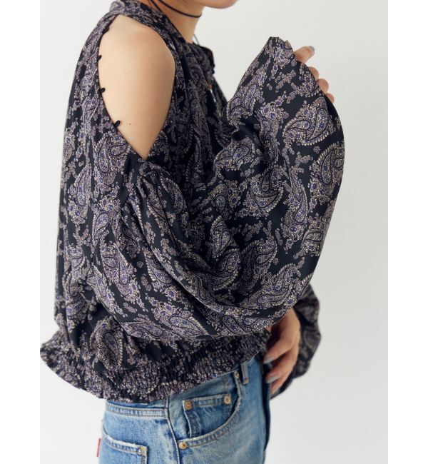 Ungrid「フラワープリントショートブラウス」|シャツ・ブラウス|