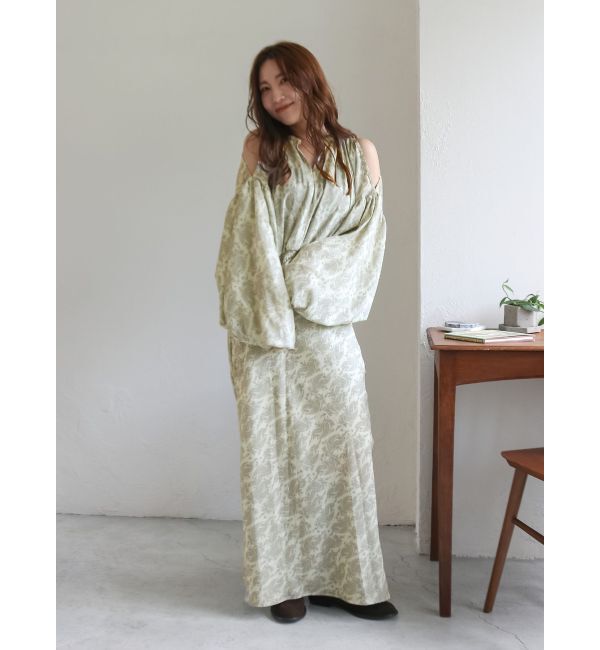 Ungrid「フラワープリントショートブラウス」|シャツ・ブラウス|