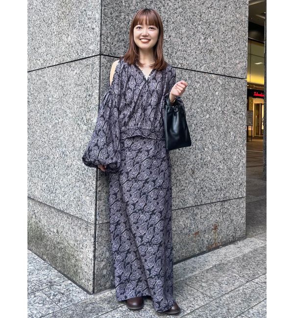 Ungrid「フラワープリントショートブラウス」|シャツ・ブラウス|