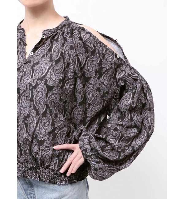 Ungrid「フラワープリントショートブラウス」|シャツ・ブラウス|