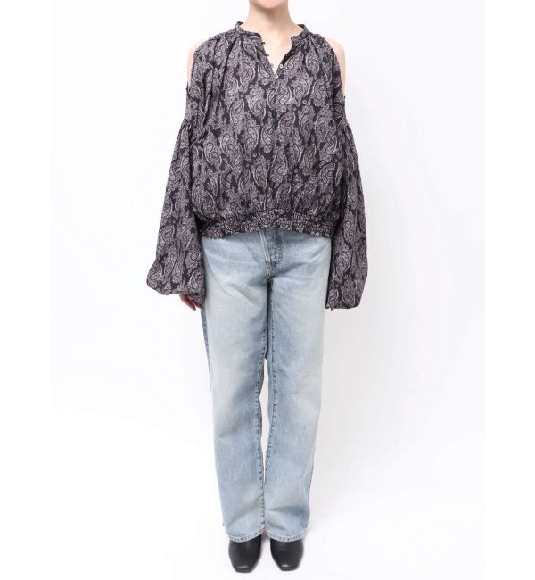 Ungrid「フラワープリントショートブラウス」|シャツ・ブラウス|