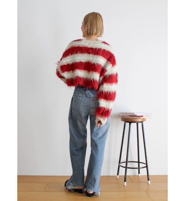 Ungrid「シャギーボーダールーズニット」|ニット・セーター|