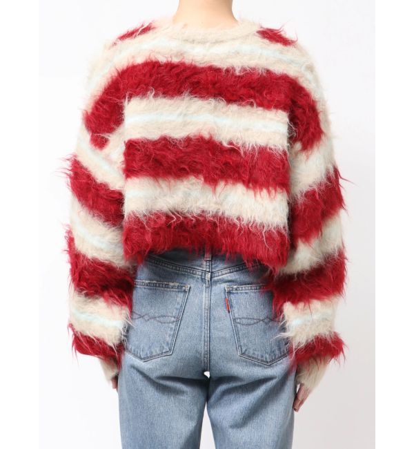 Ungrid「シャギーボーダールーズニット」|ニット・セーター|