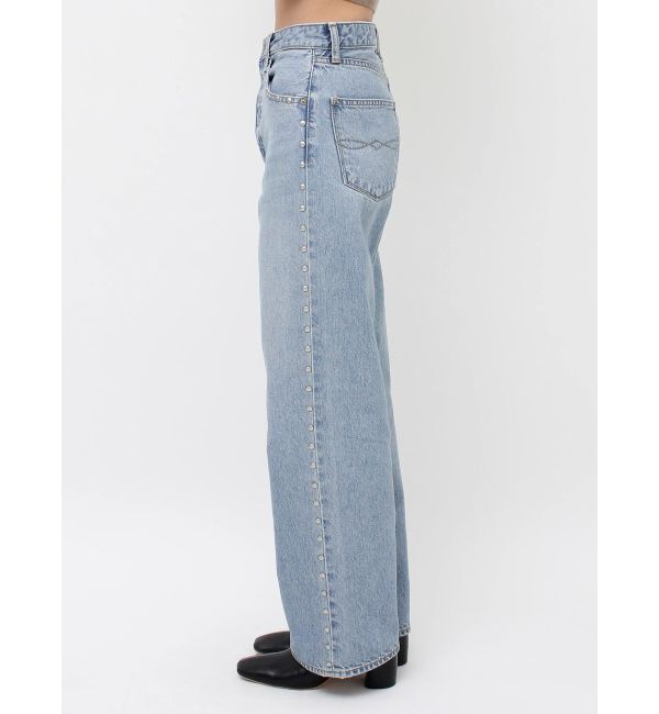 Ungrid「スタッズルーズデニム」|デニム|