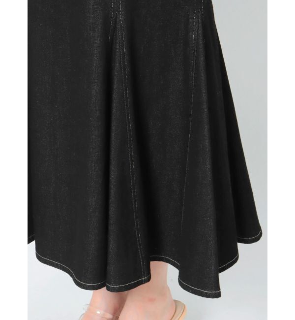 LAGUNAMOON「レースアップマーメイドデニムワンピース」|ワンピース|