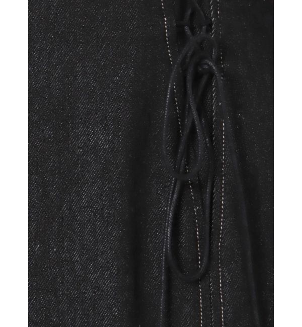 LAGUNAMOON「レースアップマーメイドデニムワンピース」|ワンピース|