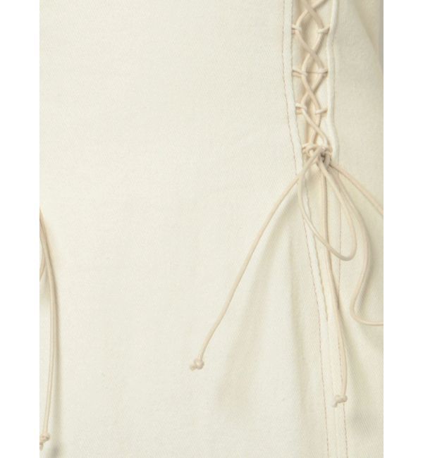 LAGUNAMOON「レースアップマーメイドデニムワンピース」|ワンピース|