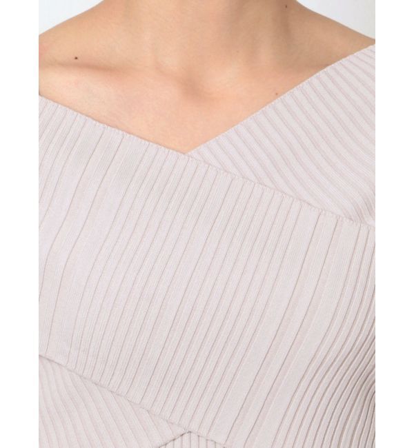 LAGUNAMOON「クロスリブニットプルオーバー」|ニット・セーター|