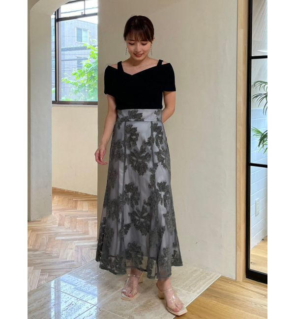 LAGUNAMOON「クロスリブニットプルオーバー」|ニット・セーター|