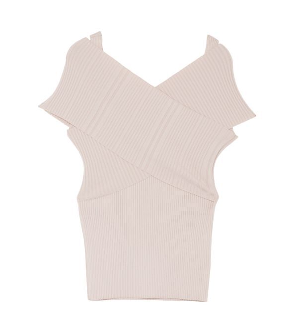 LAGUNAMOON「クロスリブニットプルオーバー」|ニット・セーター|