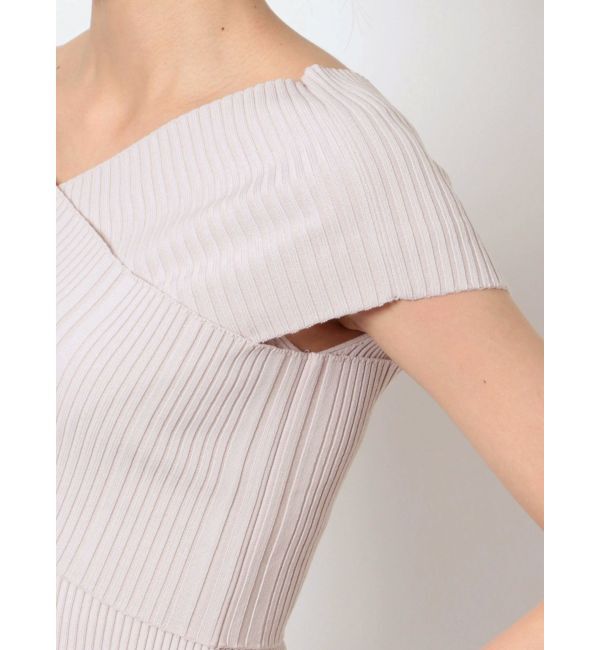 LAGUNAMOON「クロスリブニットプルオーバー」|ニット・セーター|