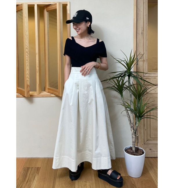 LAGUNAMOON「クロスリブニットプルオーバー」|ニット・セーター|