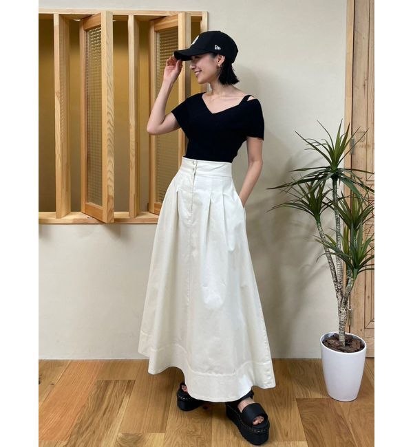 LAGUNAMOON「クロスリブニットプルオーバー」|ニット・セーター|