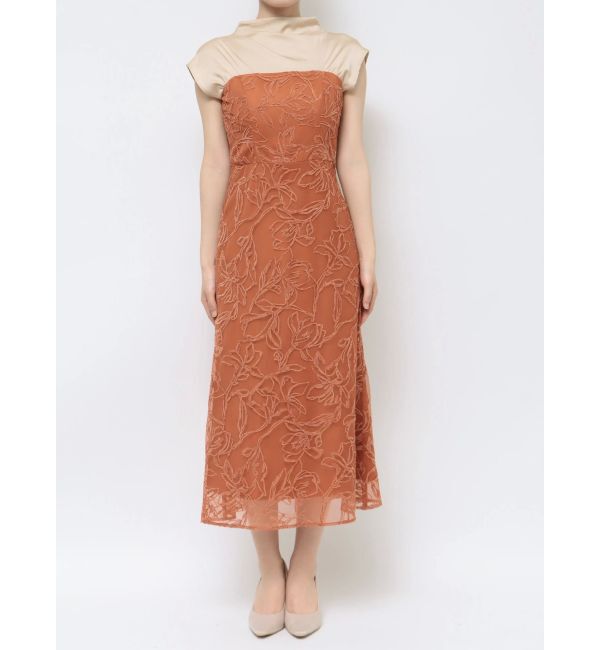 LAGUNAMOON「LADYモール刺繍ドッキングワンピース」|ドレス|