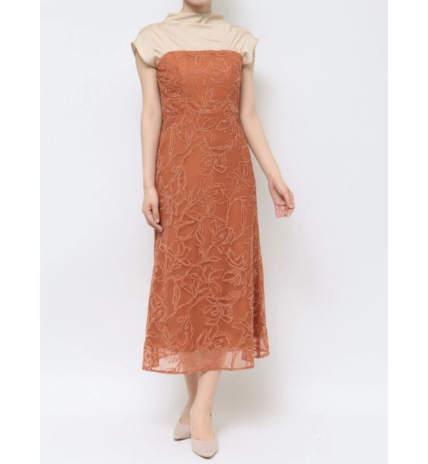 LAGUNAMOON「LADYモール刺繍ドッキングワンピース」|ドレス|