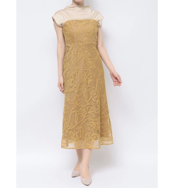 LAGUNAMOON「LADYモール刺繍ドッキングワンピース」|ドレス|