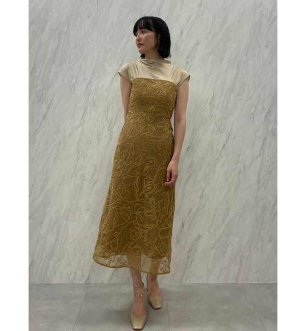 LAGUNAMOON「LADYモール刺繍ドッキングワンピース」|ドレス|