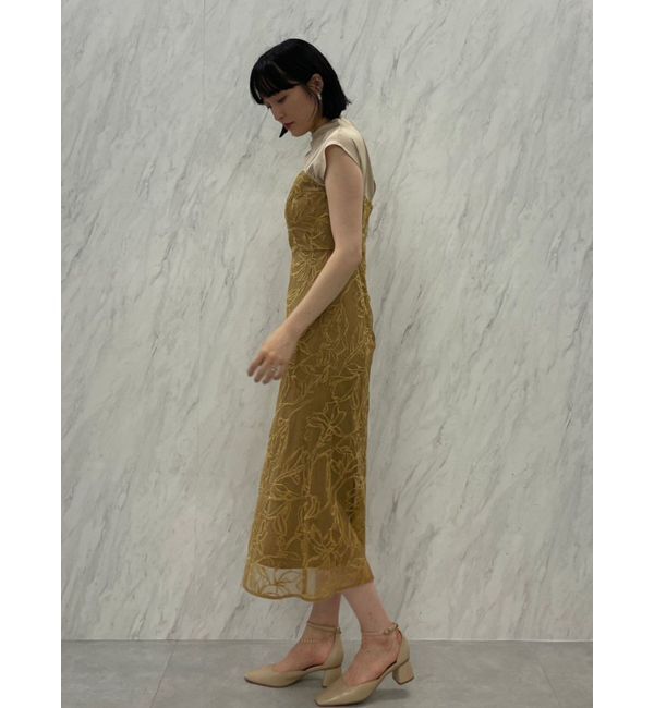 LAGUNAMOON「LADYモール刺繍ドッキングワンピース」|ドレス|