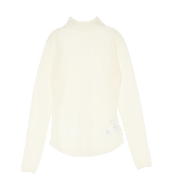 LAGUNAMOON「シアーブロックチェックニットプルオーバー」|ニット・セーター|