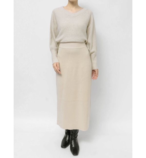 LAGUNAMOON「フォックスブレンドIラインワンピース」|ワンピース|