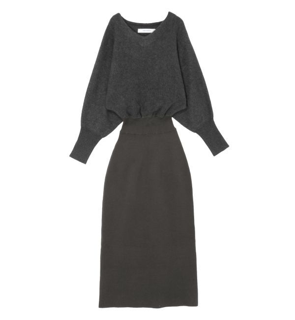 LAGUNAMOON「フォックスブレンドIラインワンピース」|ワンピース|