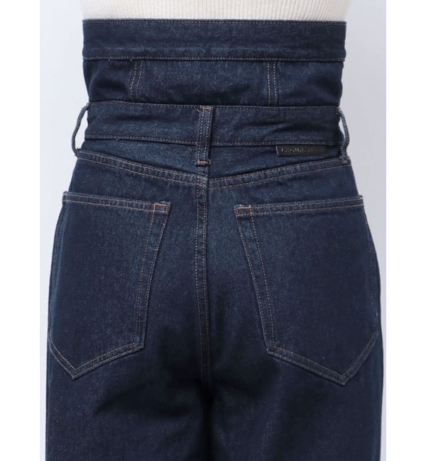LAGUNAMOON「ハイウエストデニムバギーパンツ」|デニム|