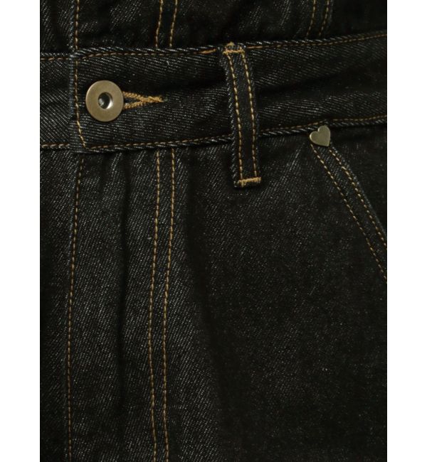 LAGUNAMOON「ハイウエストデニムバギーパンツ」|デニム|