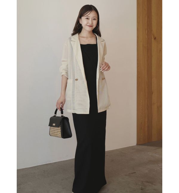 LAGUNAMOON「メッシュダブルテーラージャケット」|テーラードジャケット|