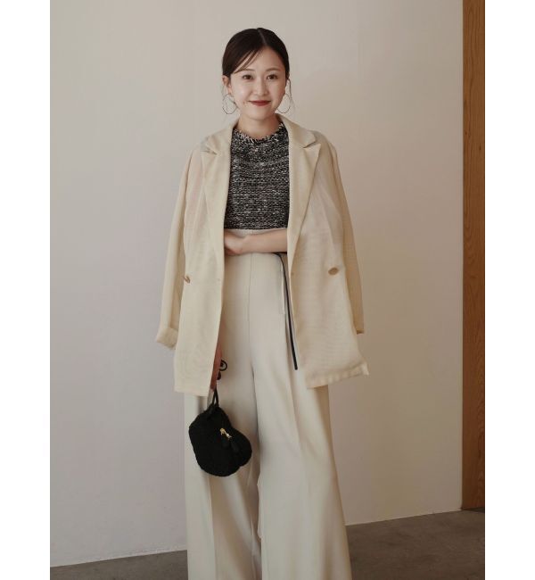 LAGUNAMOON「メッシュダブルテーラージャケット」|テーラードジャケット|