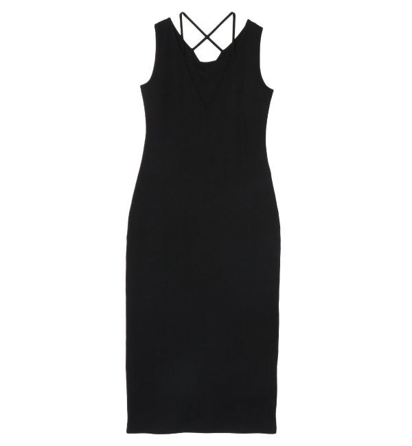 LAGUNAMOON「レイヤードデザインカットワンピース」|ワンピース|ブラック