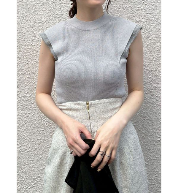 LAGUNAMOON「【追加生産/新色追加】カバースリーブシアーニットプルオーバー」|ニット・セーター|