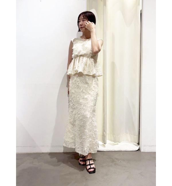 LAGUNAMOON「ベロアノースリトップス」|Tシャツ・カットソー|