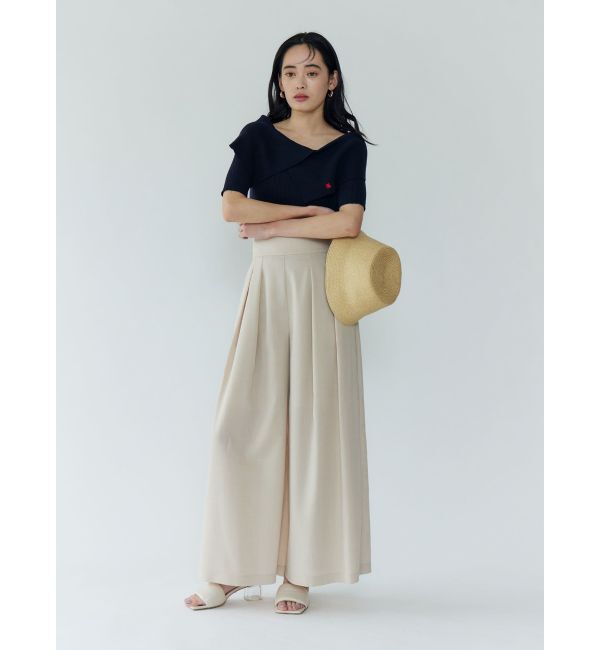 LAGUNAMOON「【POLO BCSコラボ】アシメカラーネックリブニットプルオーバー」|ニット・セーター|