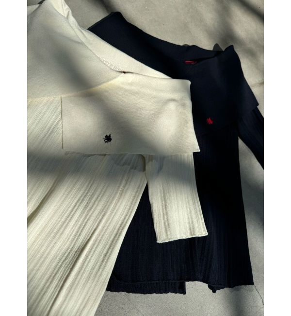 LAGUNAMOON「【POLO BCSコラボ】アシメカラーネックリブニットプルオーバー」|ニット・セーター|