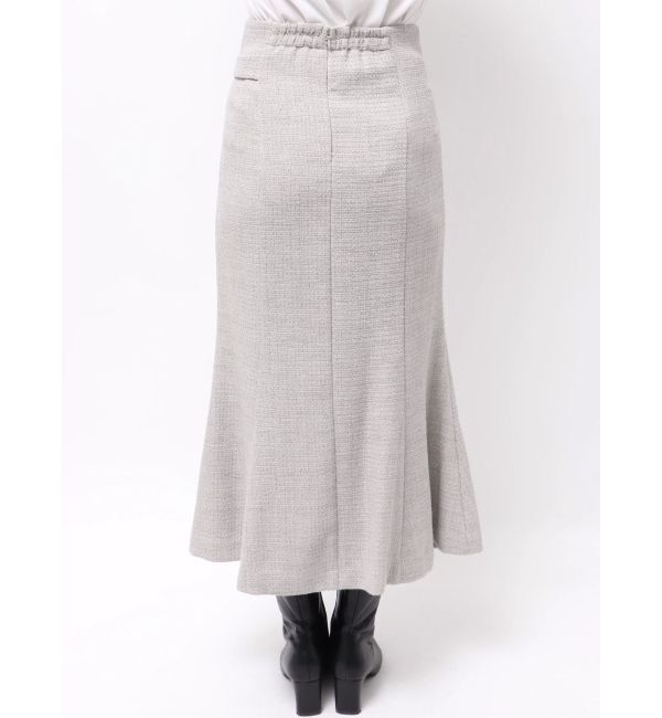 LAGUNAMOON「ツイードアシメナローフレアスカート」|スカート|