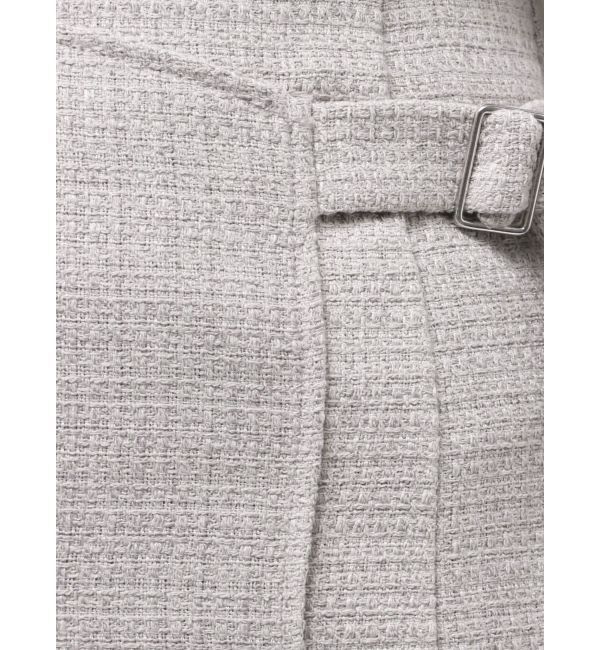 LAGUNAMOON「ツイードアシメナローフレアスカート」|スカート|