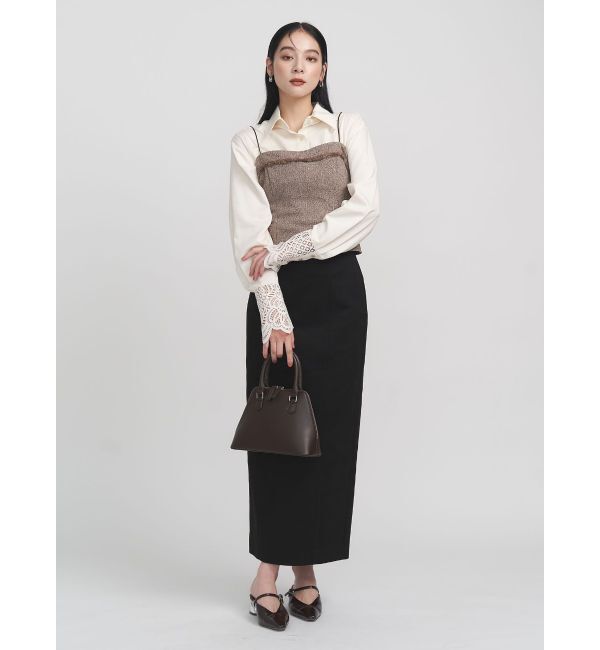 LAGUNAMOON「コットンツイルロングスカート」|スカート|