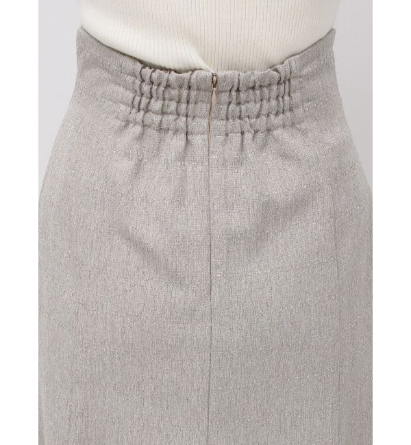 LAGUNAMOON「ネップツイードラペルマーメイドスカート」|スカート|