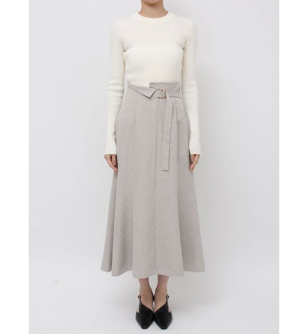 LAGUNAMOON「ネップツイードラペルマーメイドスカート」|スカート|