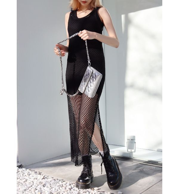 EVRIS「メッシュロングワンピース」|ワンピース|