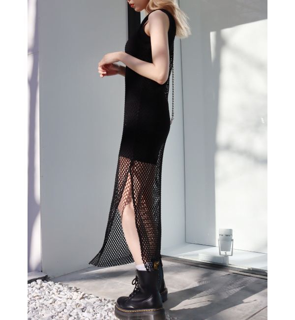 EVRIS「メッシュロングワンピース」|ワンピース|