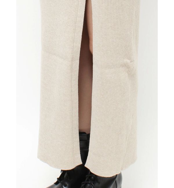 EVRIS「デコルテラインロングニットワンピース」|ワンピース|