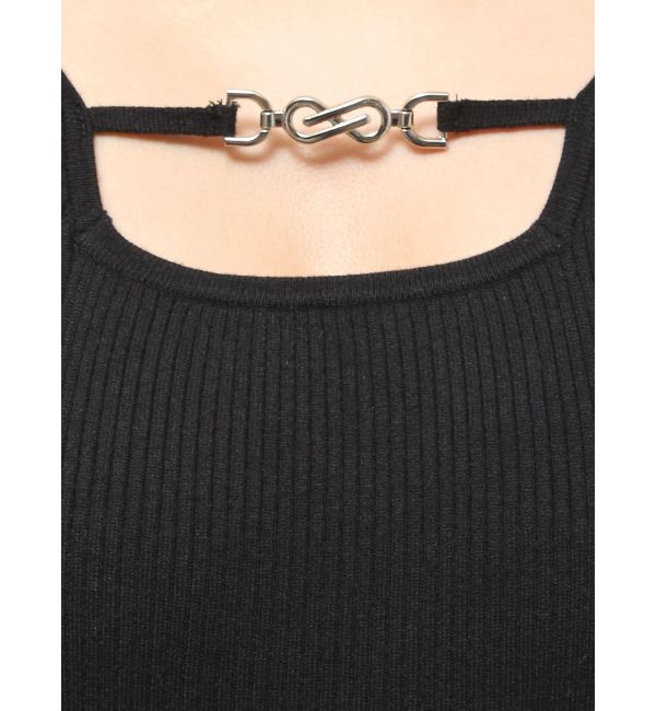 EVRIS「デコルテラインロングニットワンピース」|ワンピース|