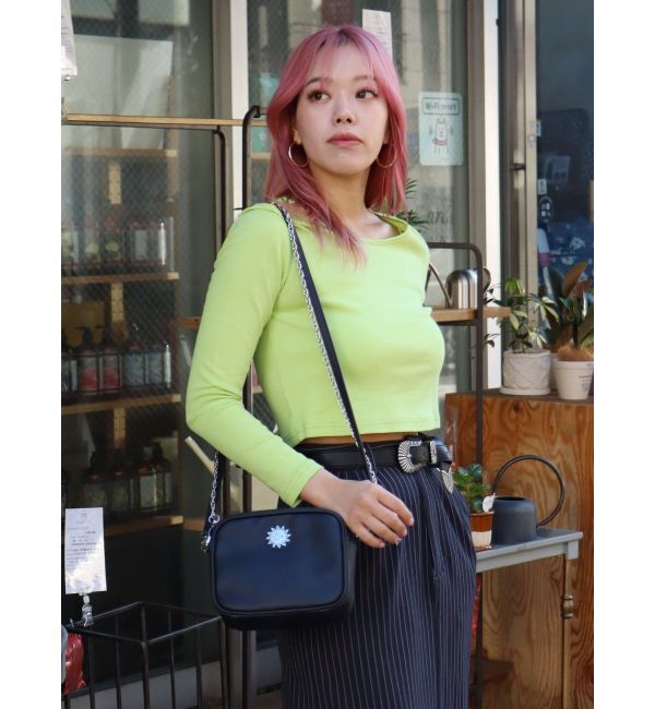 EVRIS「ベーシッククロップドロンT」|Tシャツ・カットソー|