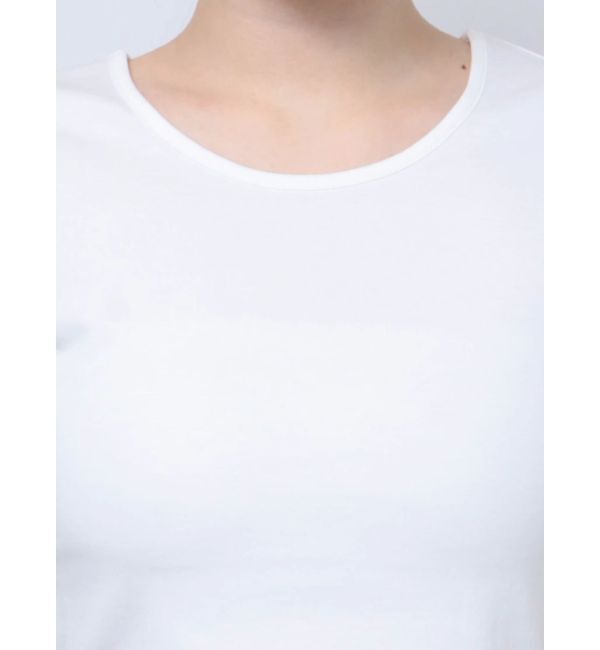 EVRIS「ベーシッククロップドロンT」|Tシャツ・カットソー|