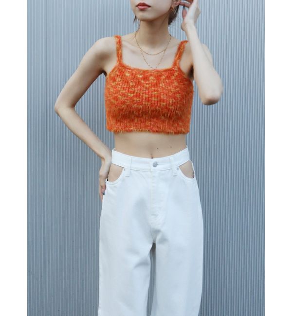 EVRIS「オープンウエストワイドデニムパンツ」|デニム|