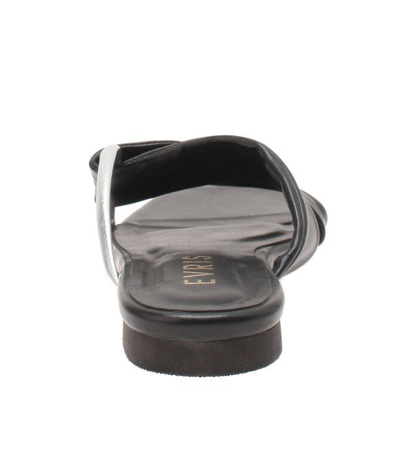 EVRIS「バイカラーフラットサンダル」|サンダル|