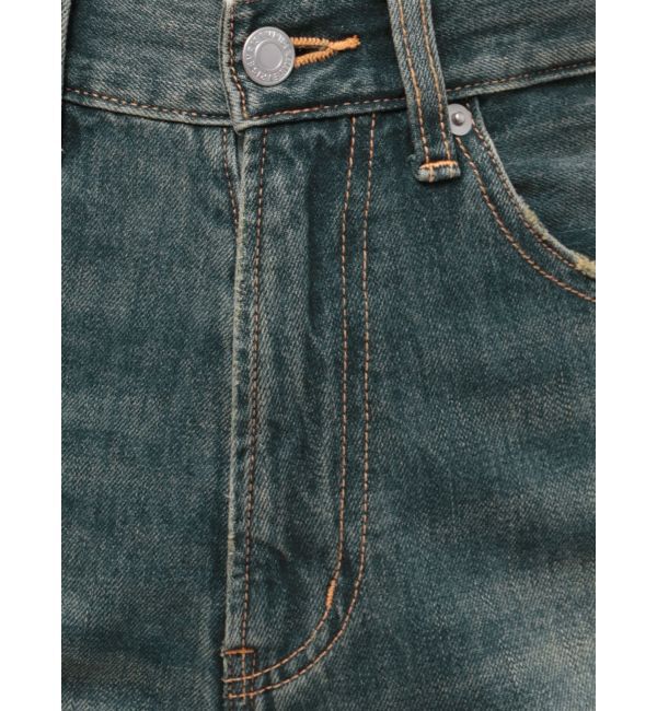 EVRIS「シンプルワイドデニムパンツ」|デニム|