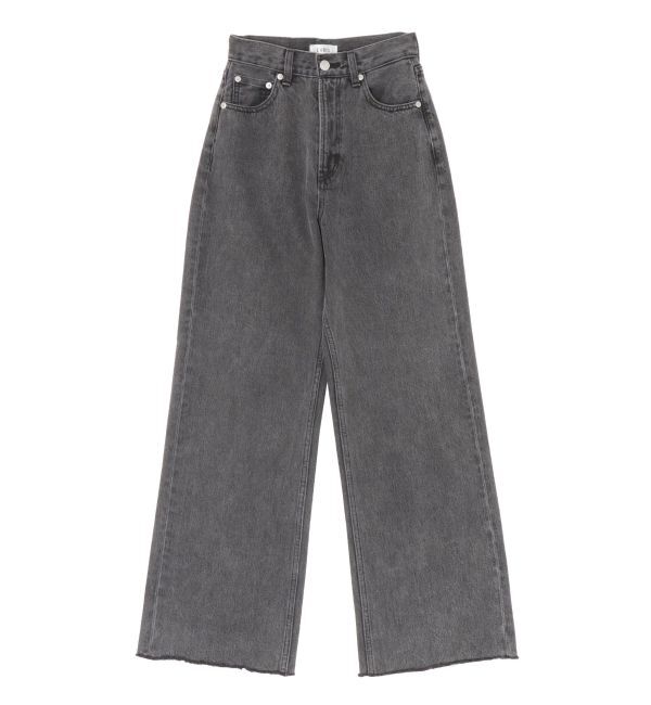 EVRIS「シンプルワイドデニムパンツ」|デニム|